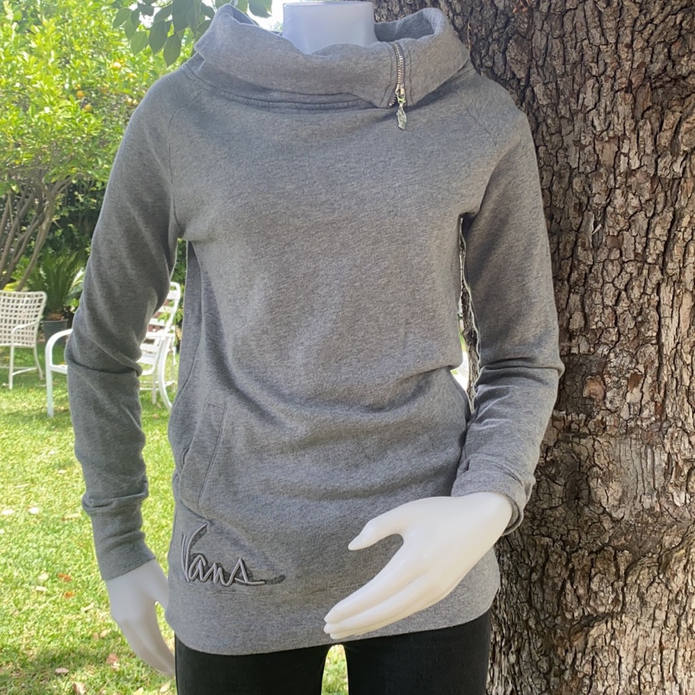 Vans Gray Cowl Neck Sweatshirt